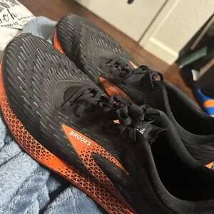 Vans Black and Orange Sneakers